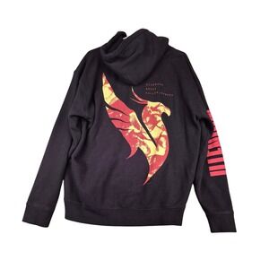 Illenium Fallen Embers Hoodie Mens Large Black EDM Phoenix Graphic Sweatshirt